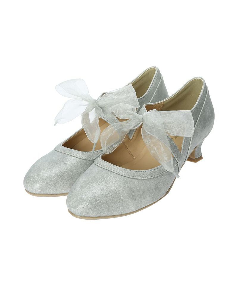 □シアーリボンパンプス/an another angelus [51BA01d001] | F i.n.t