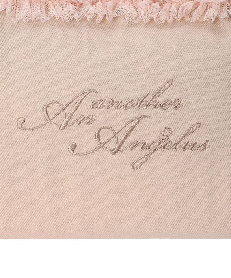 Logo embroidery (pink beige)