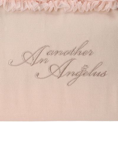 Logo embroidery (pink beige)
