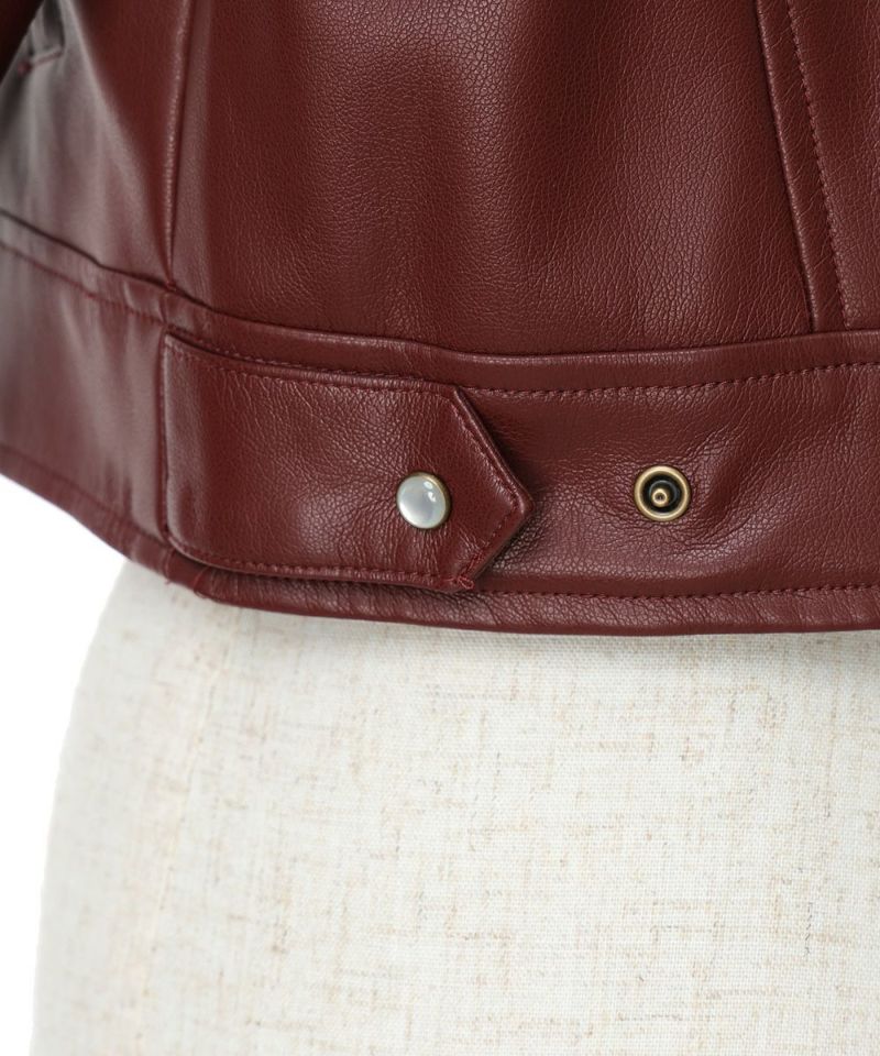 Adjustable waist button (wine red)