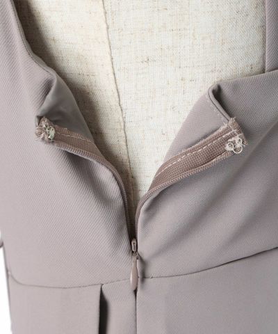 Side zipper (pink beige)