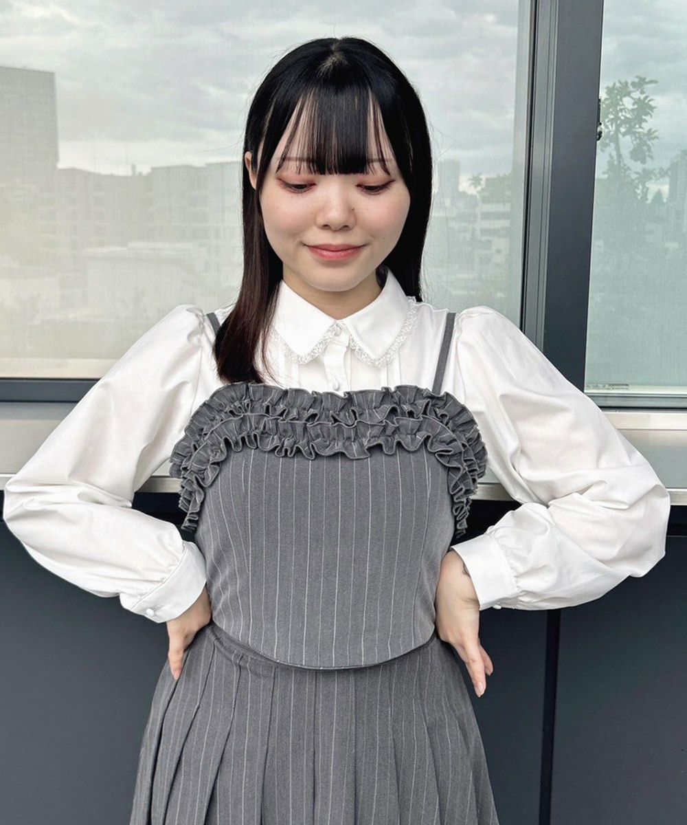 □レジメストライプフリルビスチェ/F&A [51CF03f001] | F i.n.t公式