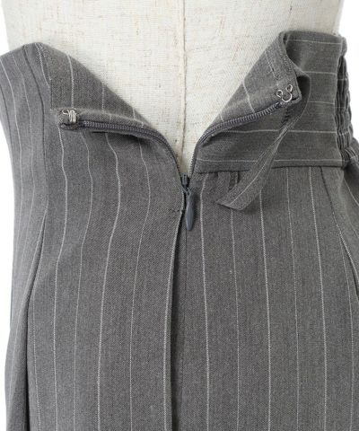 Side zipper (gray×white)