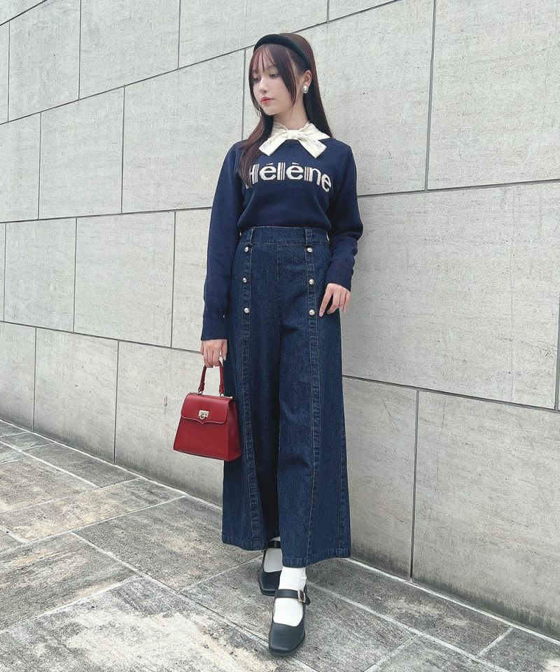 navy / 157cm / Layered with a blouse