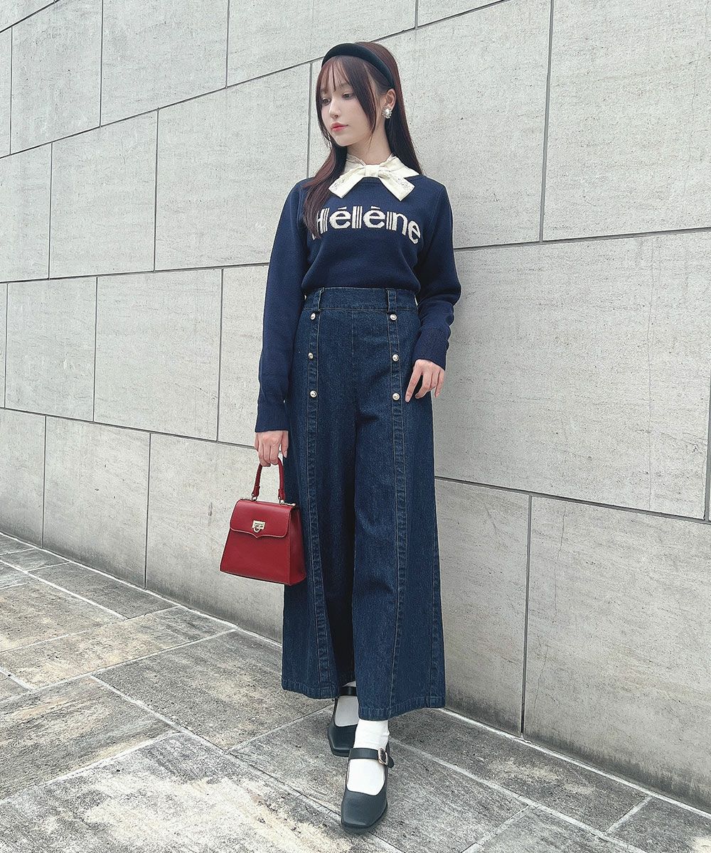 navy / 157cm / ブラウスとのレイヤード