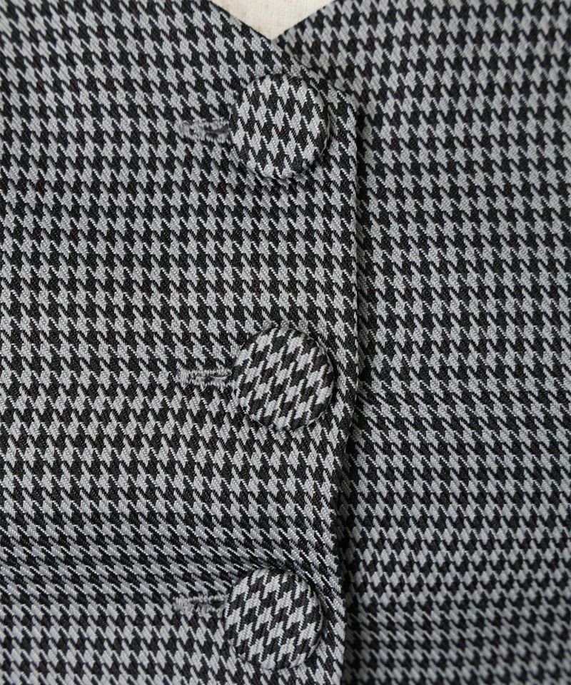 Button up (gray×black)