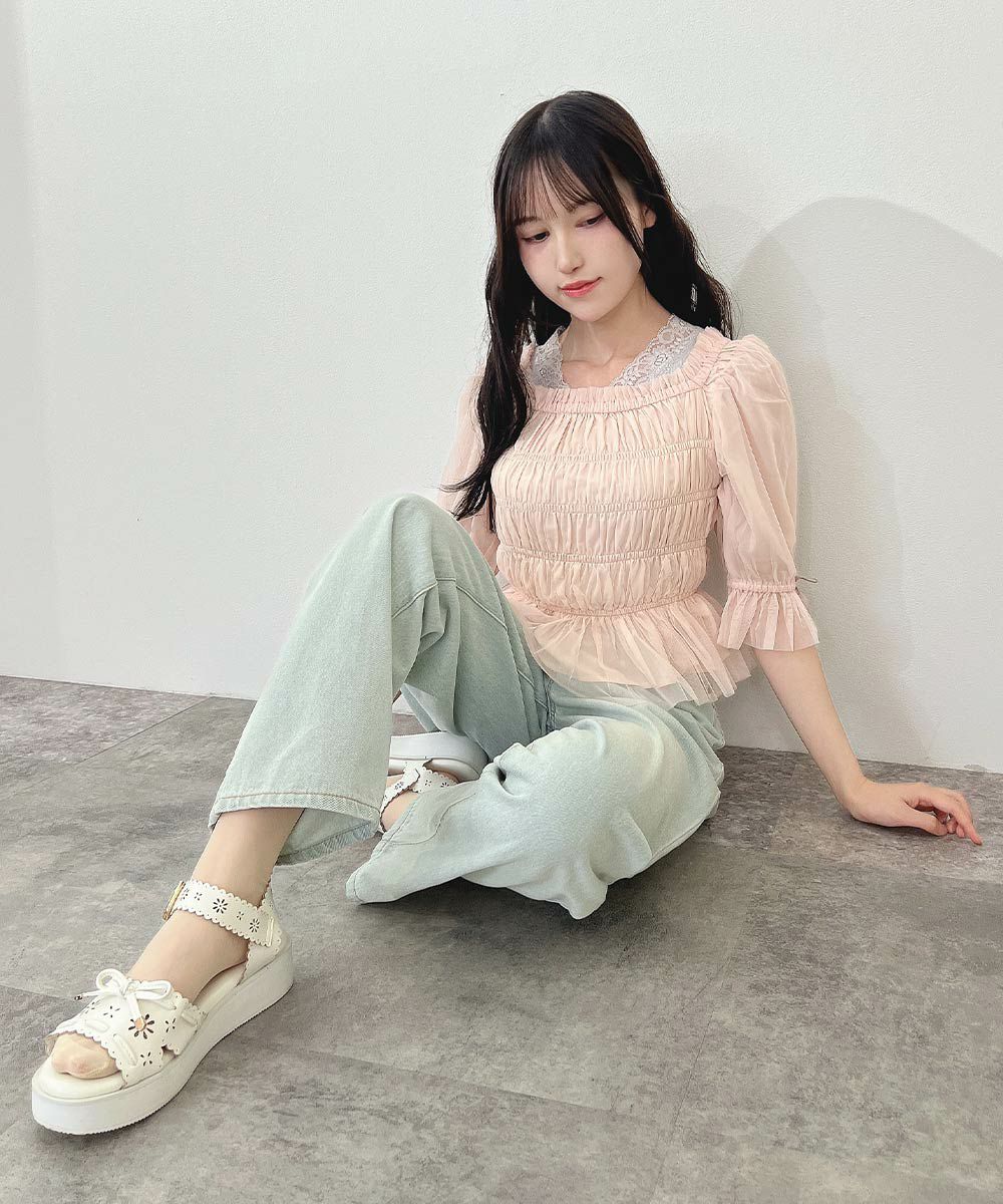 pink beige / 157cm