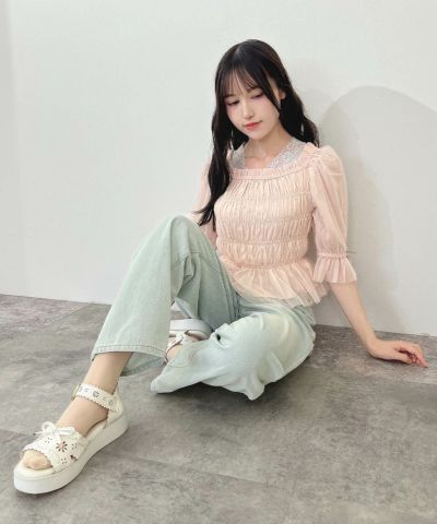 pink beige / 157cm