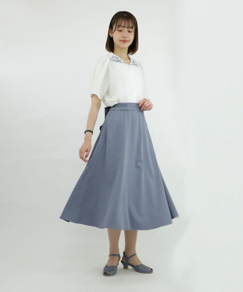 an another angelus ブラウス スカート 2点 レース使いダブルラッフル衿ブラウス/an another angelus [56BF02j015