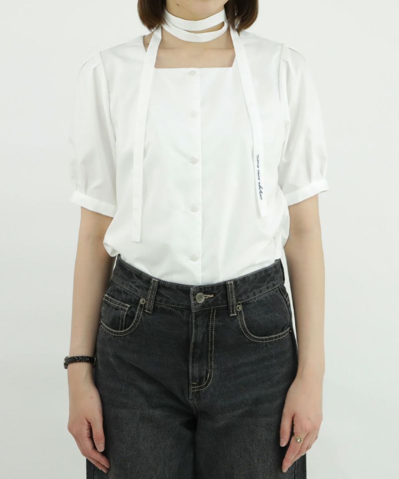 off white / 165cm / Tie around the neck