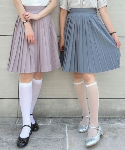 □ Narrow pleated skirt / F i.n.t [50AG02n015]