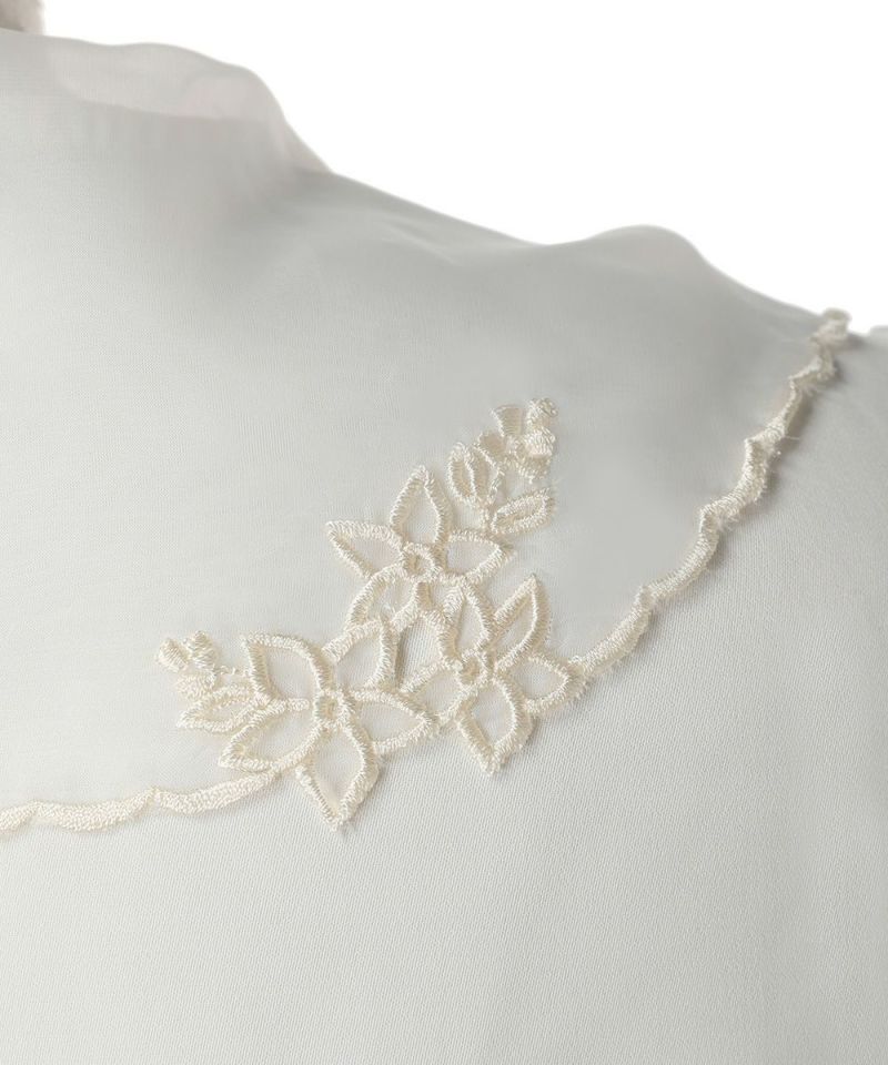 Embroidery up/back (off white)
