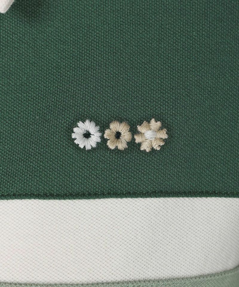 刺繍アップ (green)