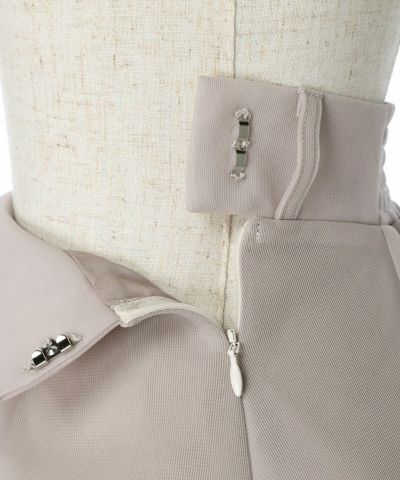 Side fastener (pink beige)