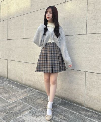 beige×blue / 157cm / Wearing size: 2