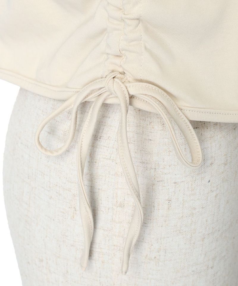 Side ribbon (ivory×pink)