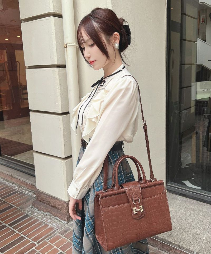 ベルトデザイントートバッグ/an another angelus WEB限定】ベルトデザイントートバッグ/an another angelus [00BC01a002