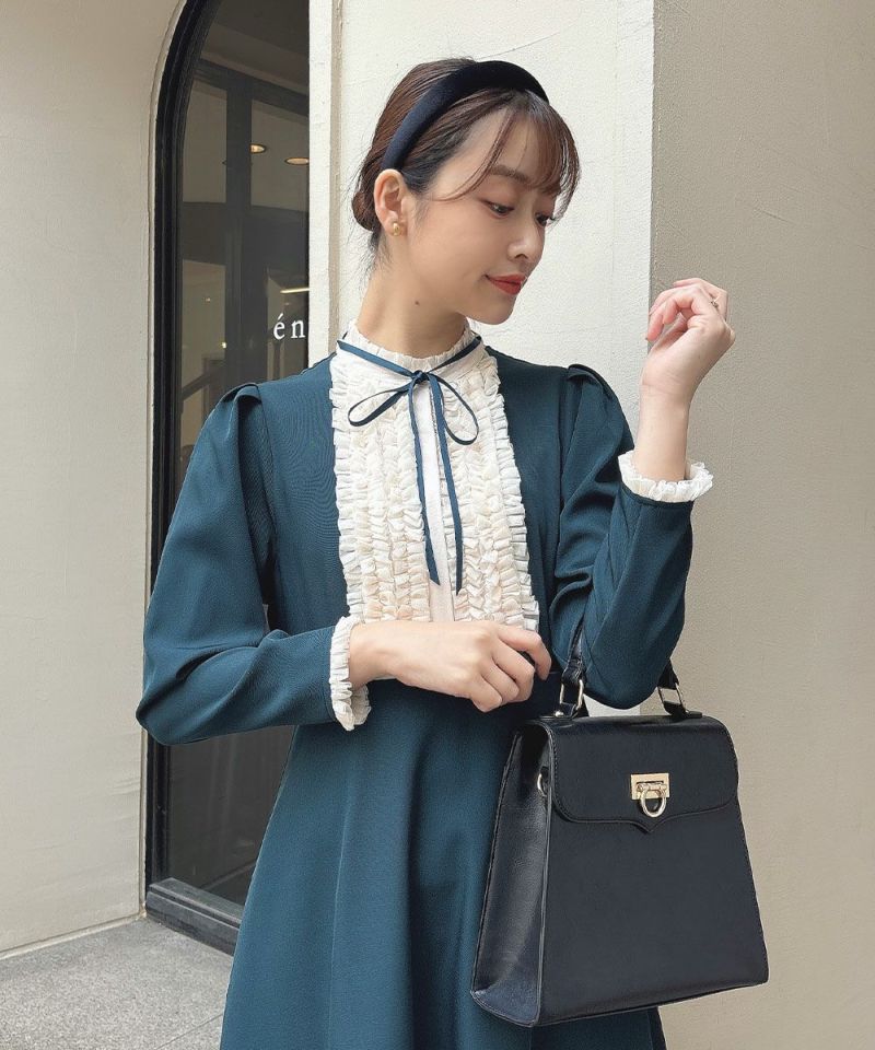 Fi.n.t(フィント)ループ金具フラップハンドバッグ WEB限定】ループ金具フラップハンドバッグ/an another angelus