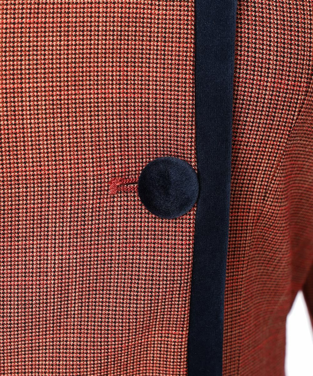 釦 (red×navy)