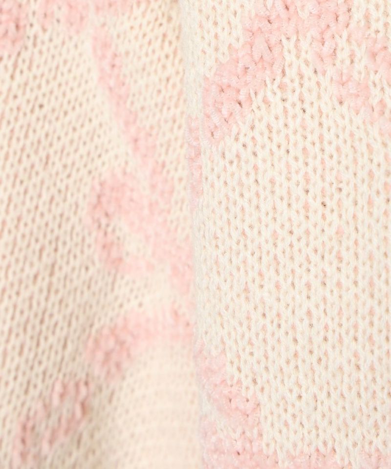 Fabric up (ivory×pink)