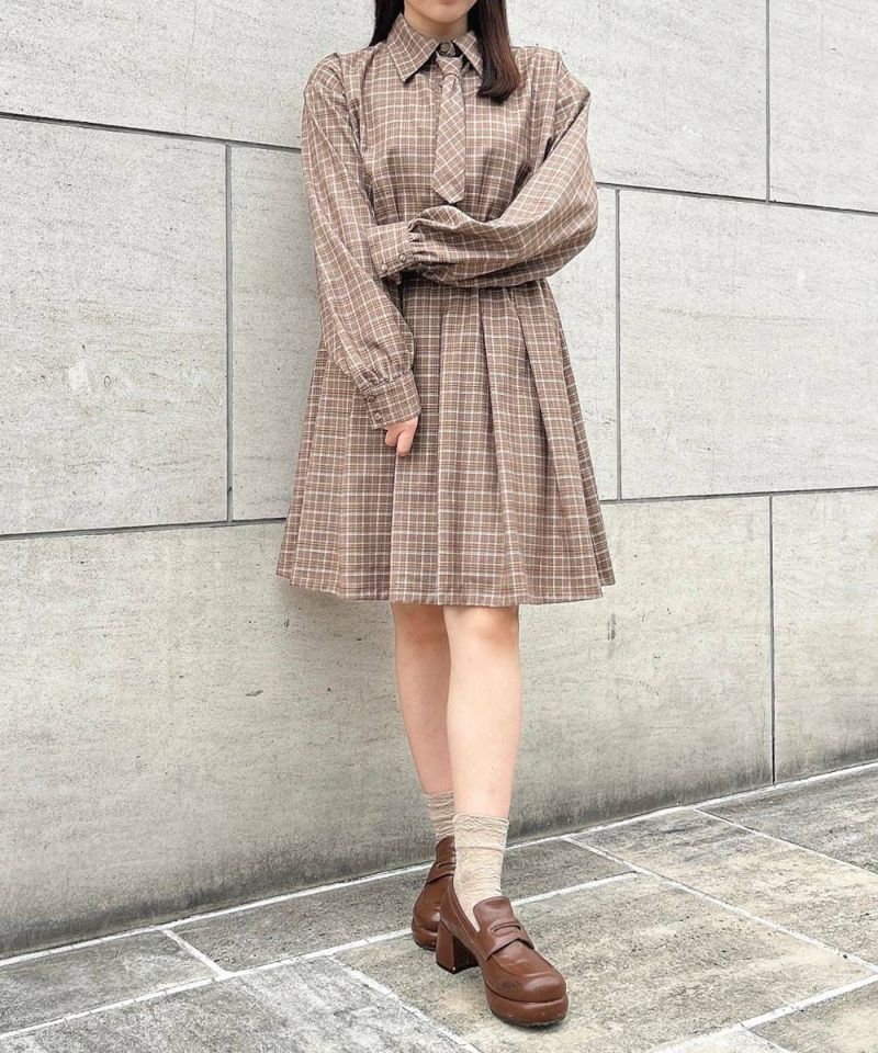 beige×brown / 153cm