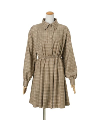 Without tie (beige×brown)