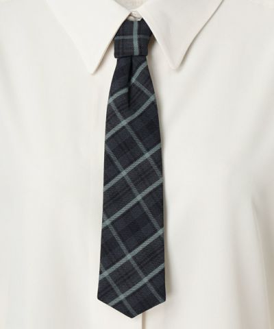 Necktie (ivory×gray)