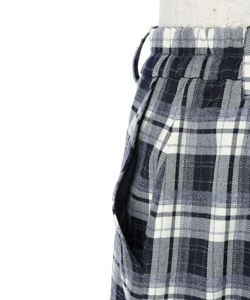 Side pocket (navy×white)