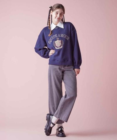 navy / 170cm / Layered with a blouse