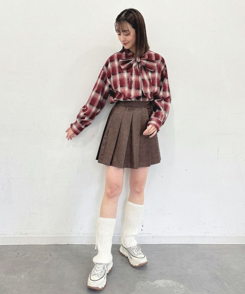 bordeaux×beige / 165cm