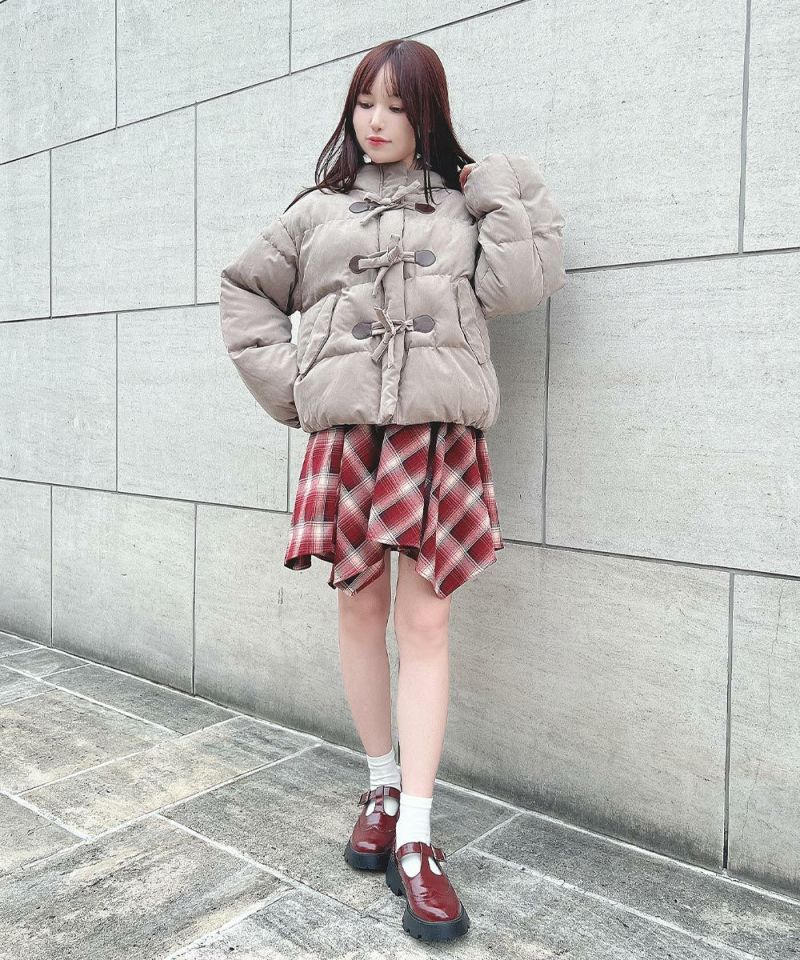 bordeaux×beige / 157cm
