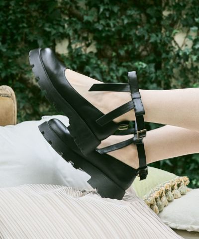 Big ribbon platform pumps/F i.n.t [53AA01c002]