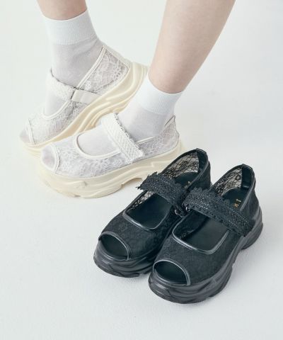 [Size Variation] Lace-up sneaker sandals/F i.n.t [53AA02d003]