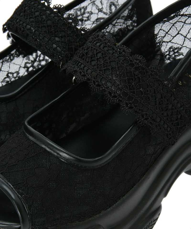レース部分 (black)
