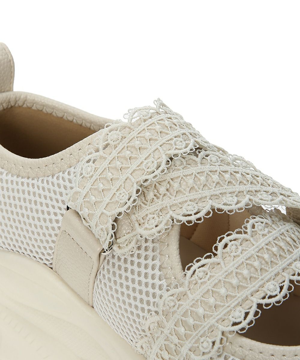 レース部分アップ (ivory)