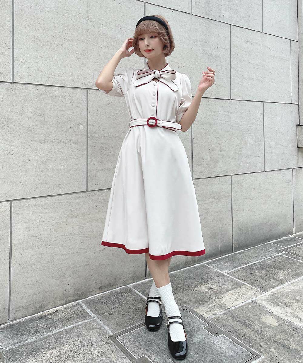 ivory×red / 152cm