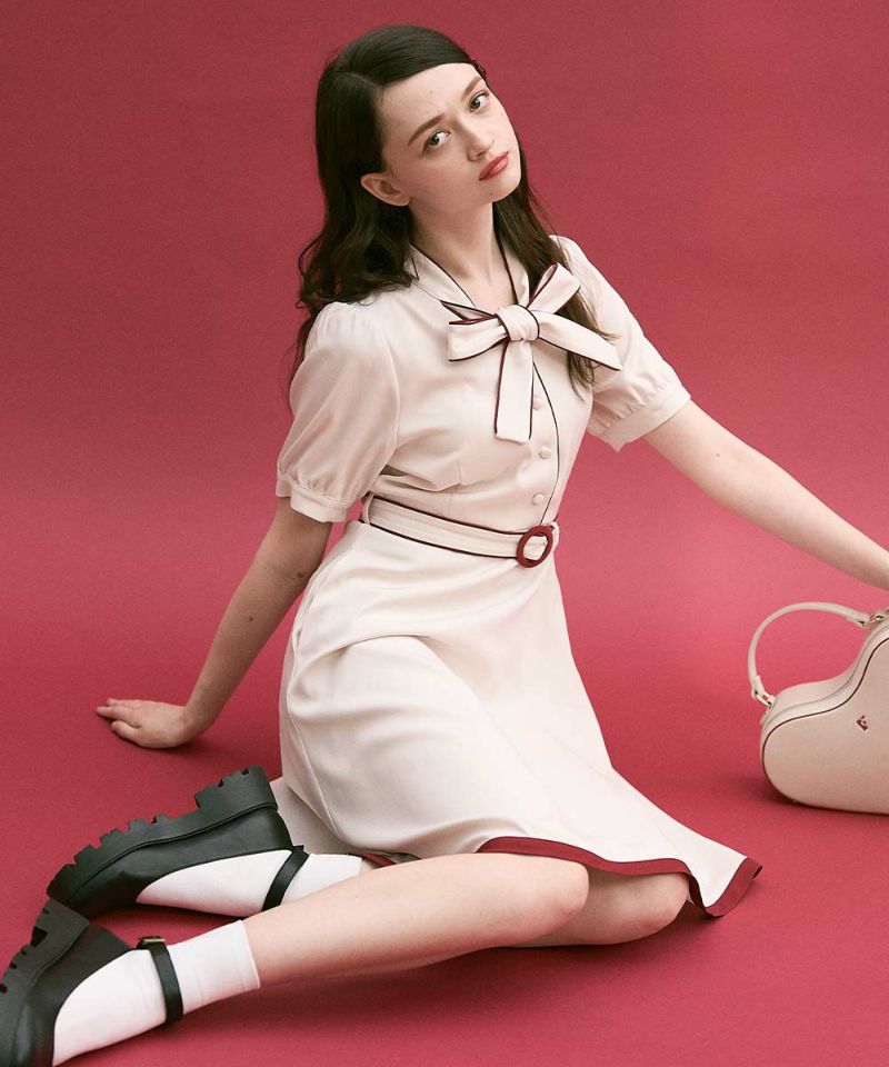 ivory×red / 175cm