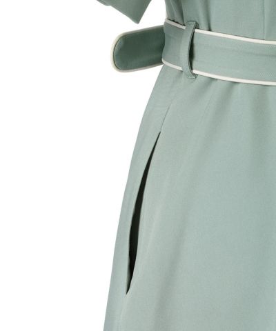 Side pocket (light green×white)