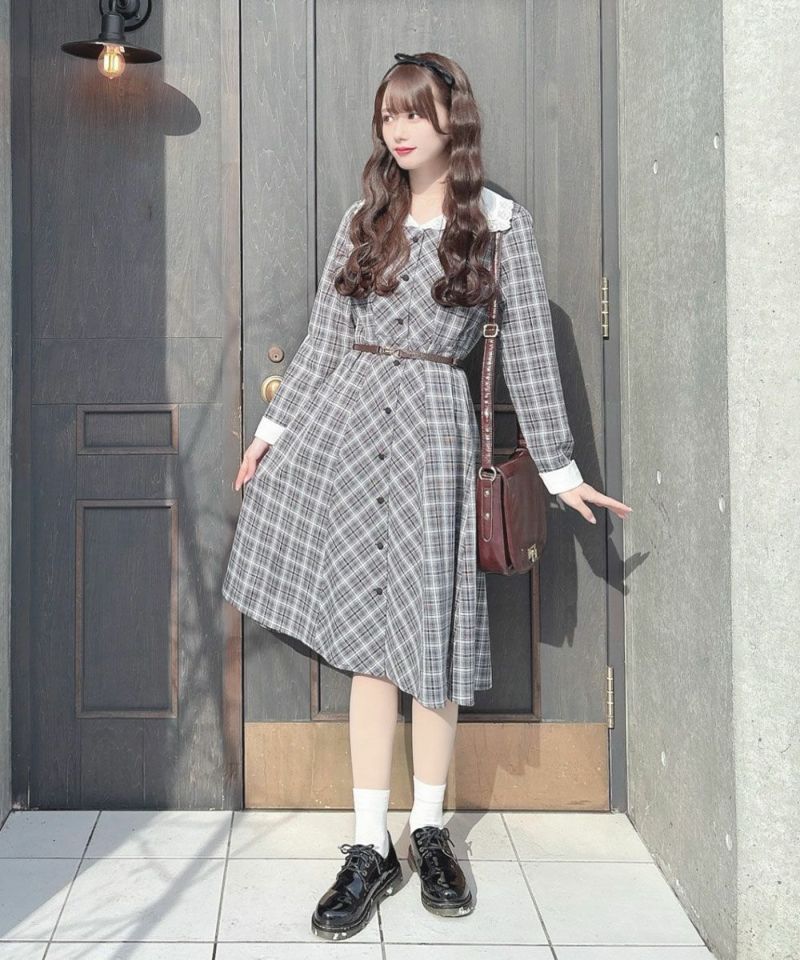 black×white / 163cm / Belt arrangement