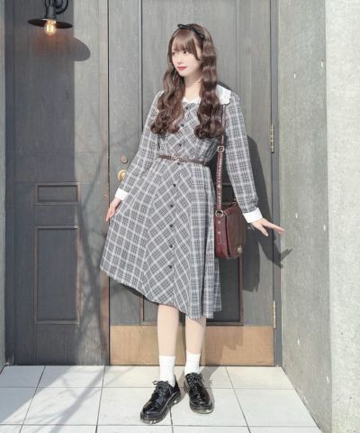 black×white / 163cm / Belt arrangement
