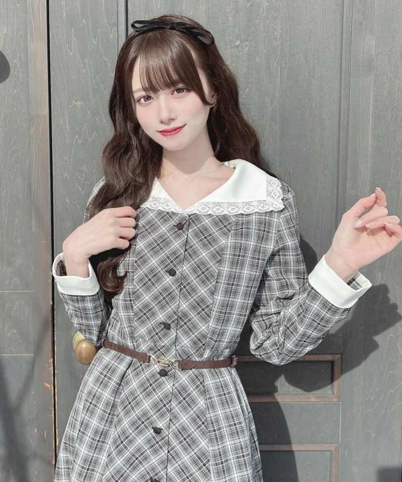 black×white / 163cm / Belt arrangement
