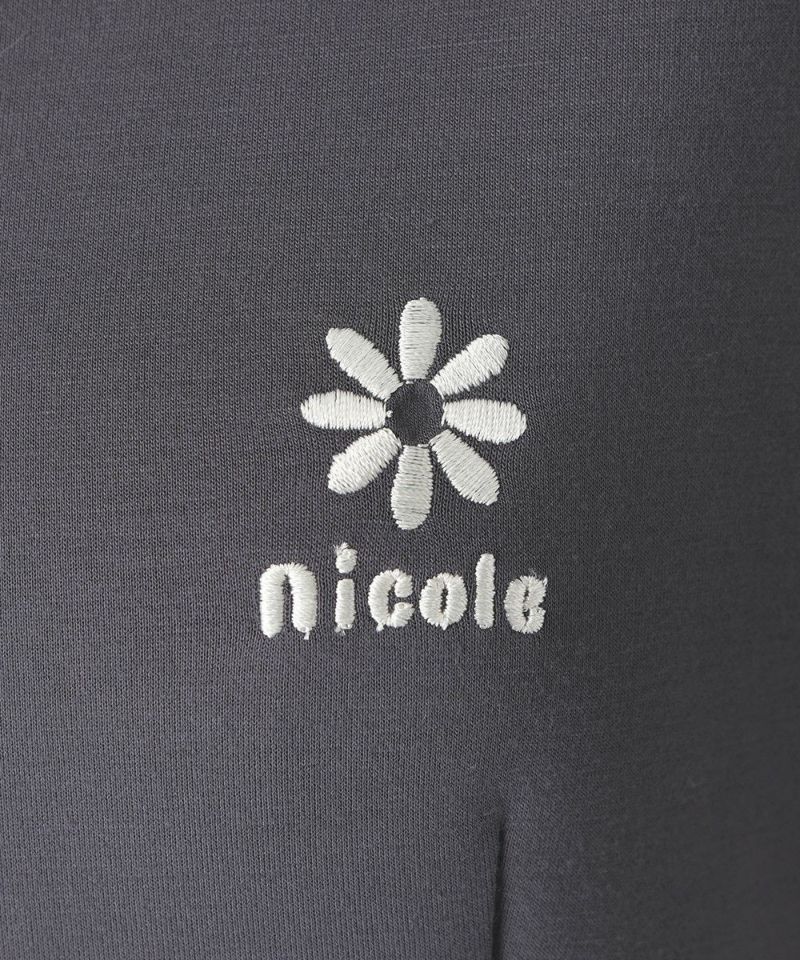 Embroidery up (charcoal)
