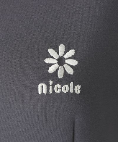 Embroidery up (charcoal)