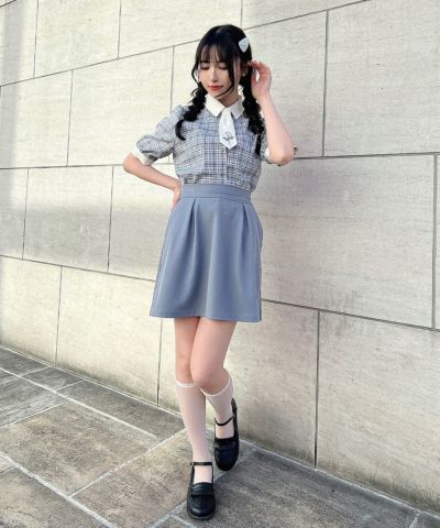 navy×white / 157cm