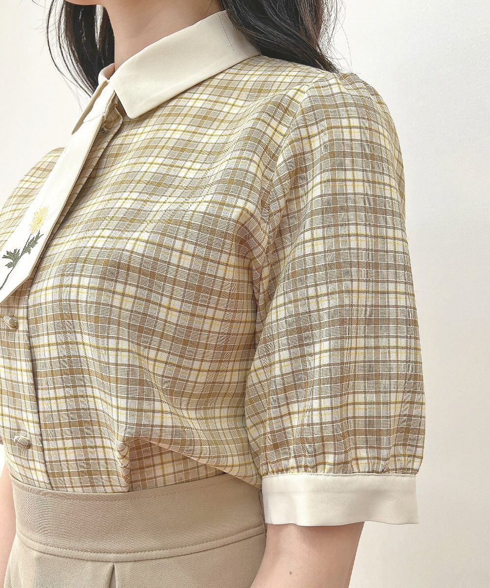 beige×white / 157cm