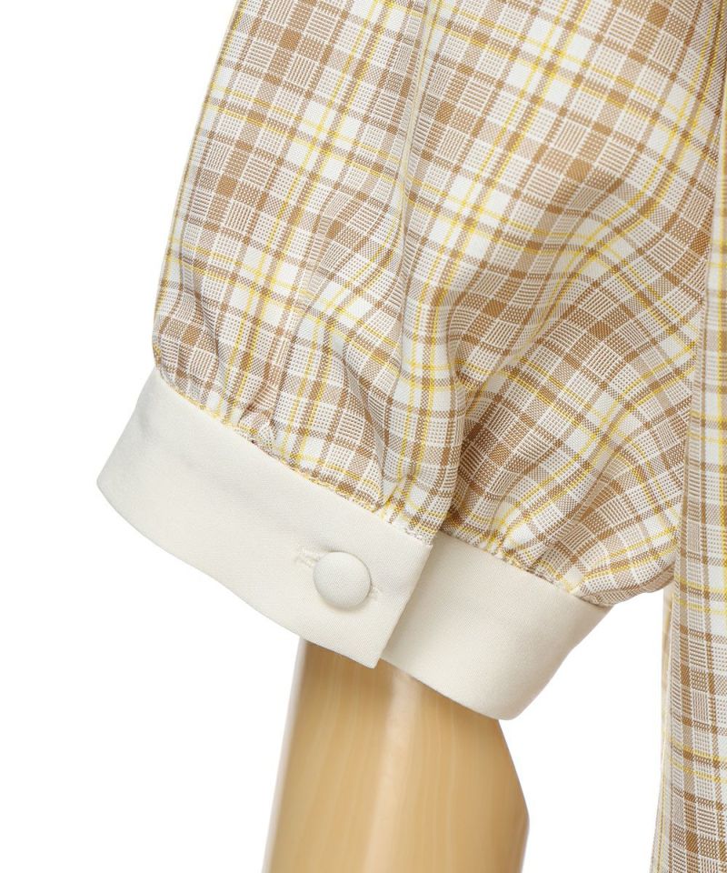 Sleeves (beige×white)