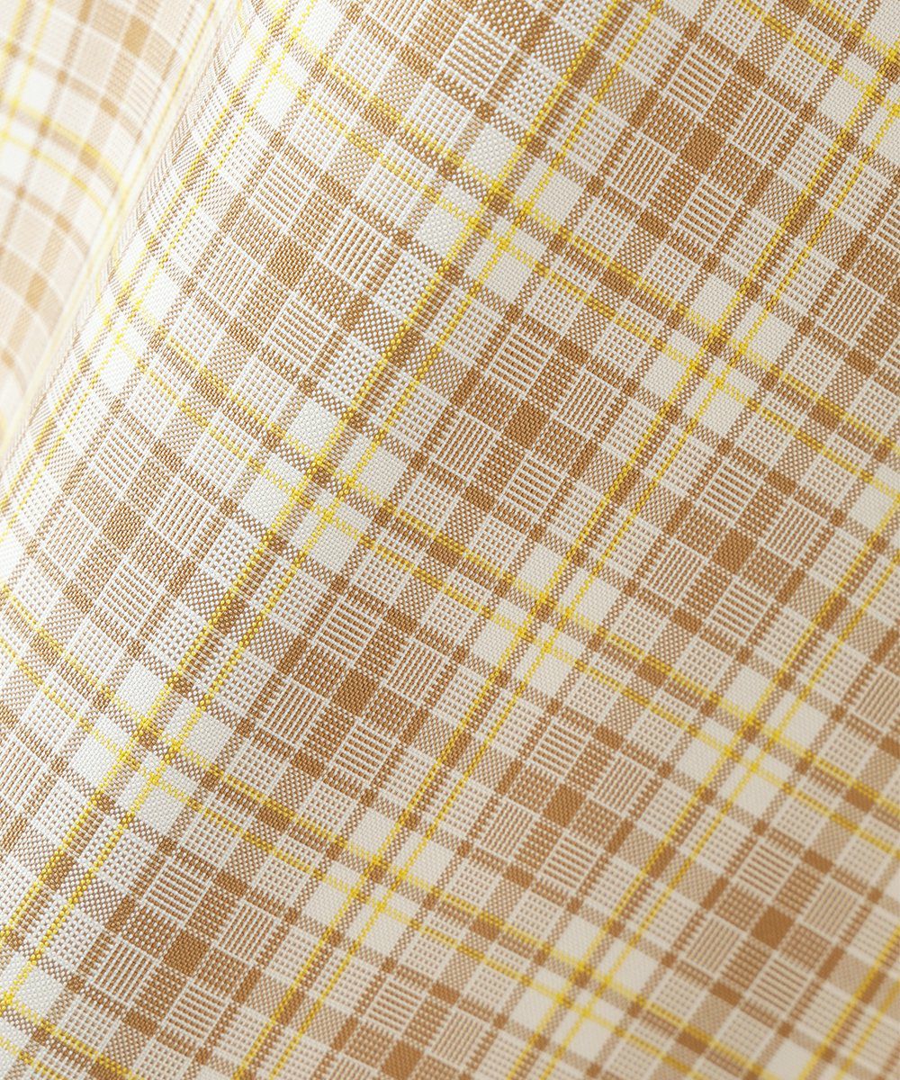 生地アップ (beige×white)