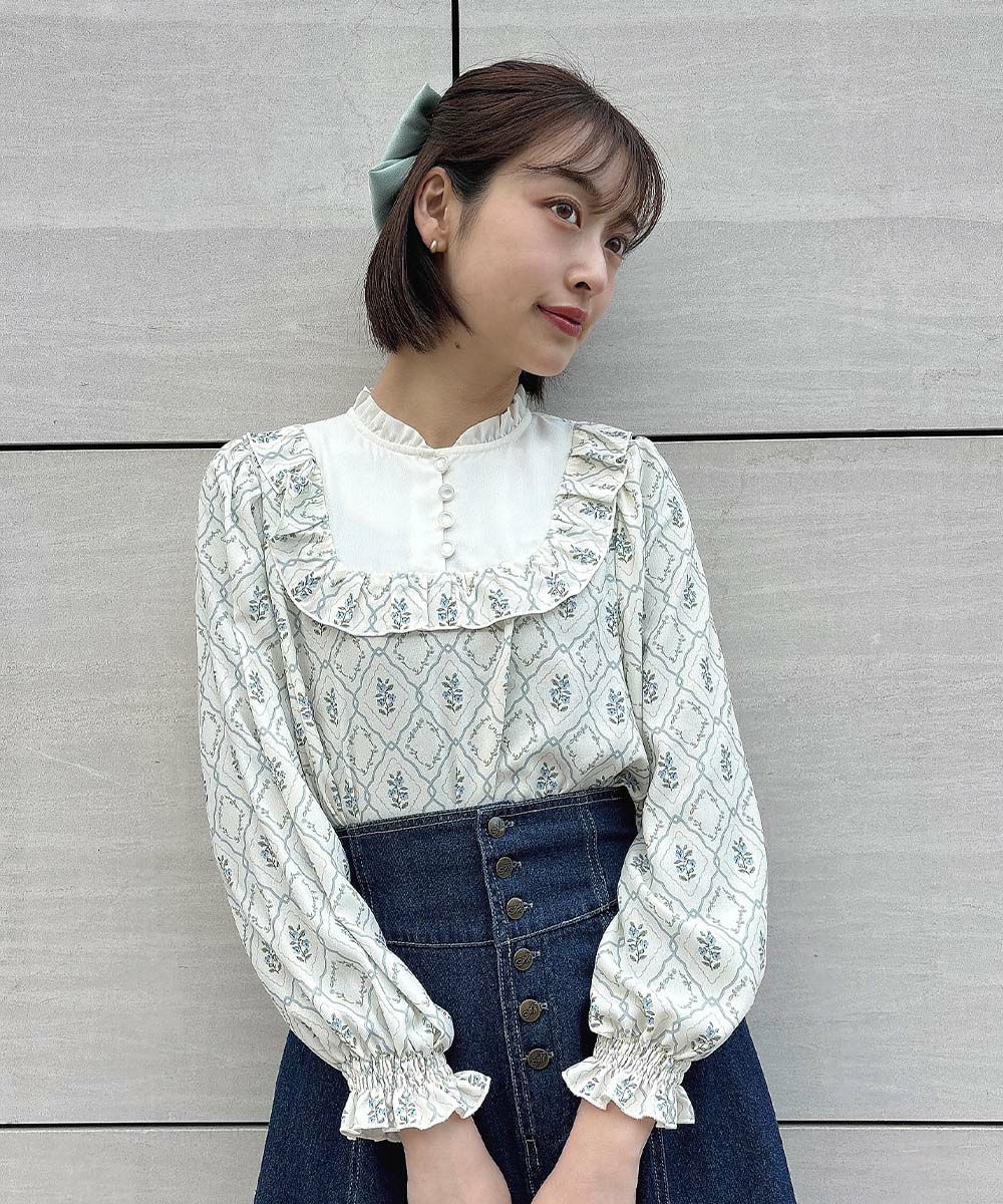 ivory×blue / 157cm