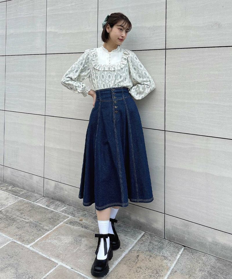 ivory×blue / 157cm