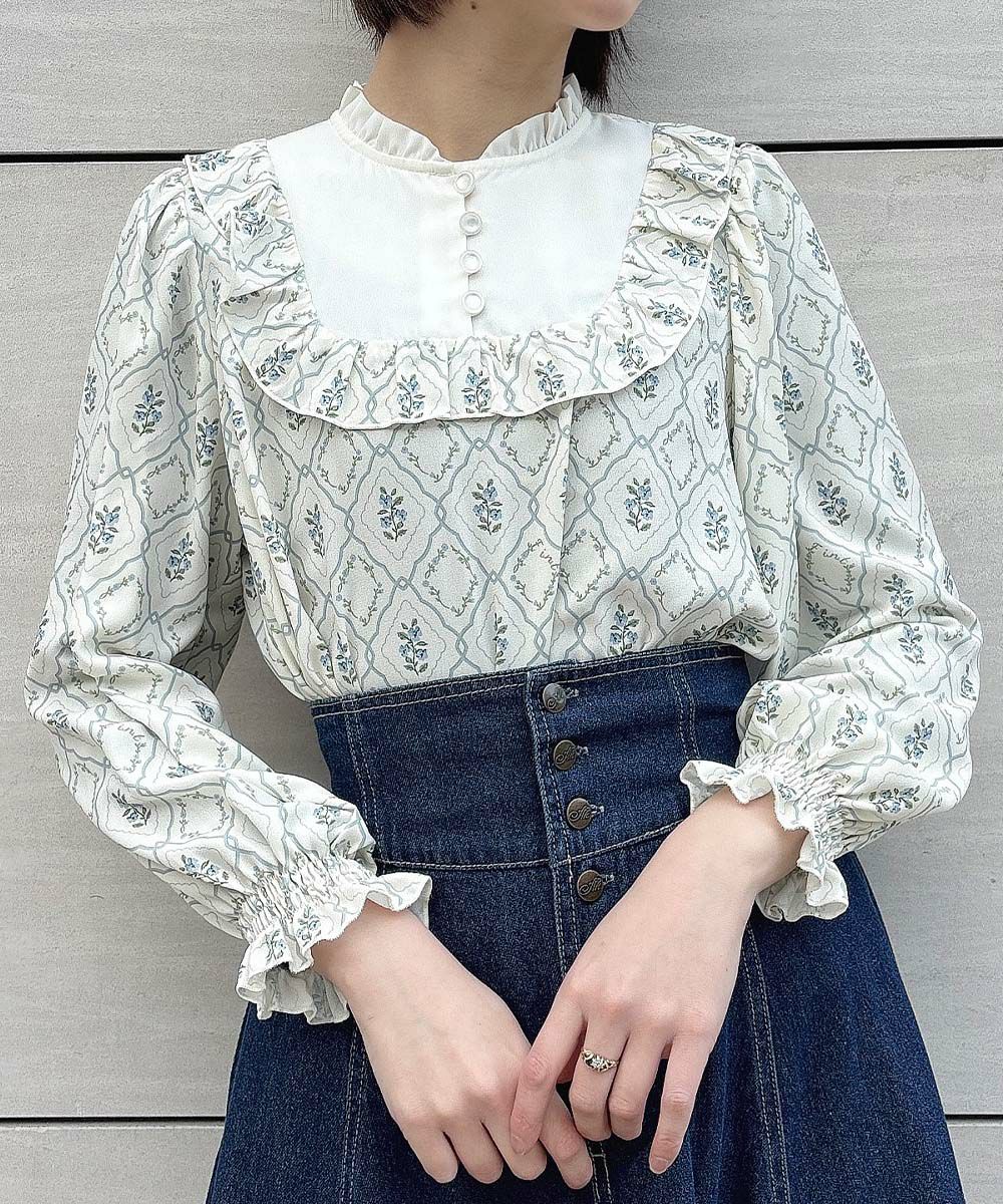 ivory×blue / 157cm